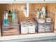 Organize Bathroom Sink With Plastic Stackable Storage Boxes Plastic Stackable Storage Boxes